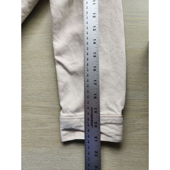 JACKET-JEAN-LEVI STRAUSS & CO.-Light Cream-Butterflies-Small Size-Classic-X-SML - Picture 16 of 16